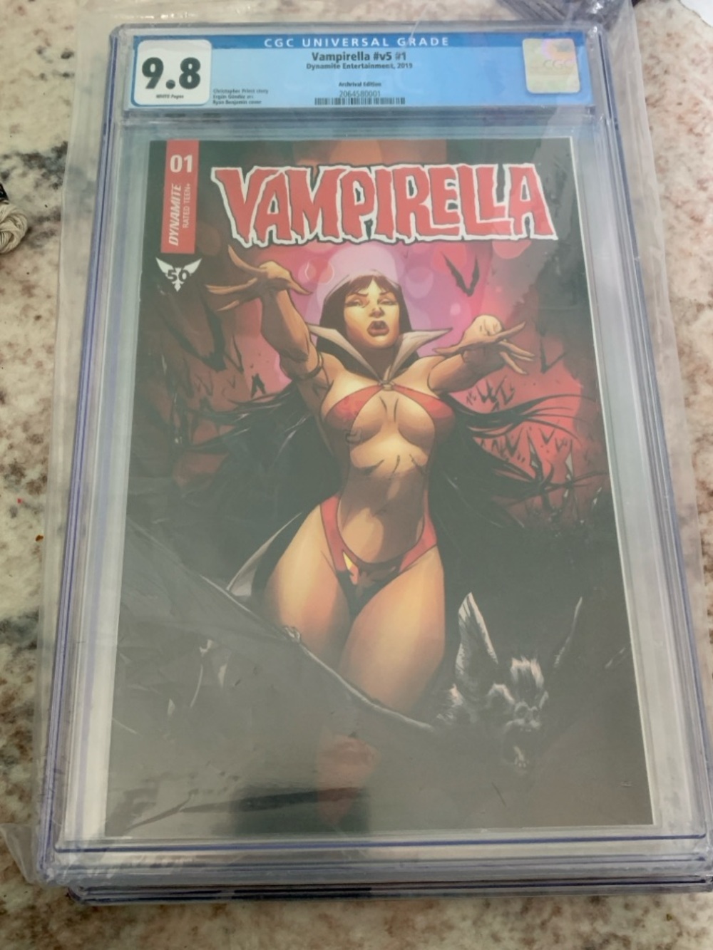 Vampirella Vol 5 #1. CGC 9.8 Archrival Edition